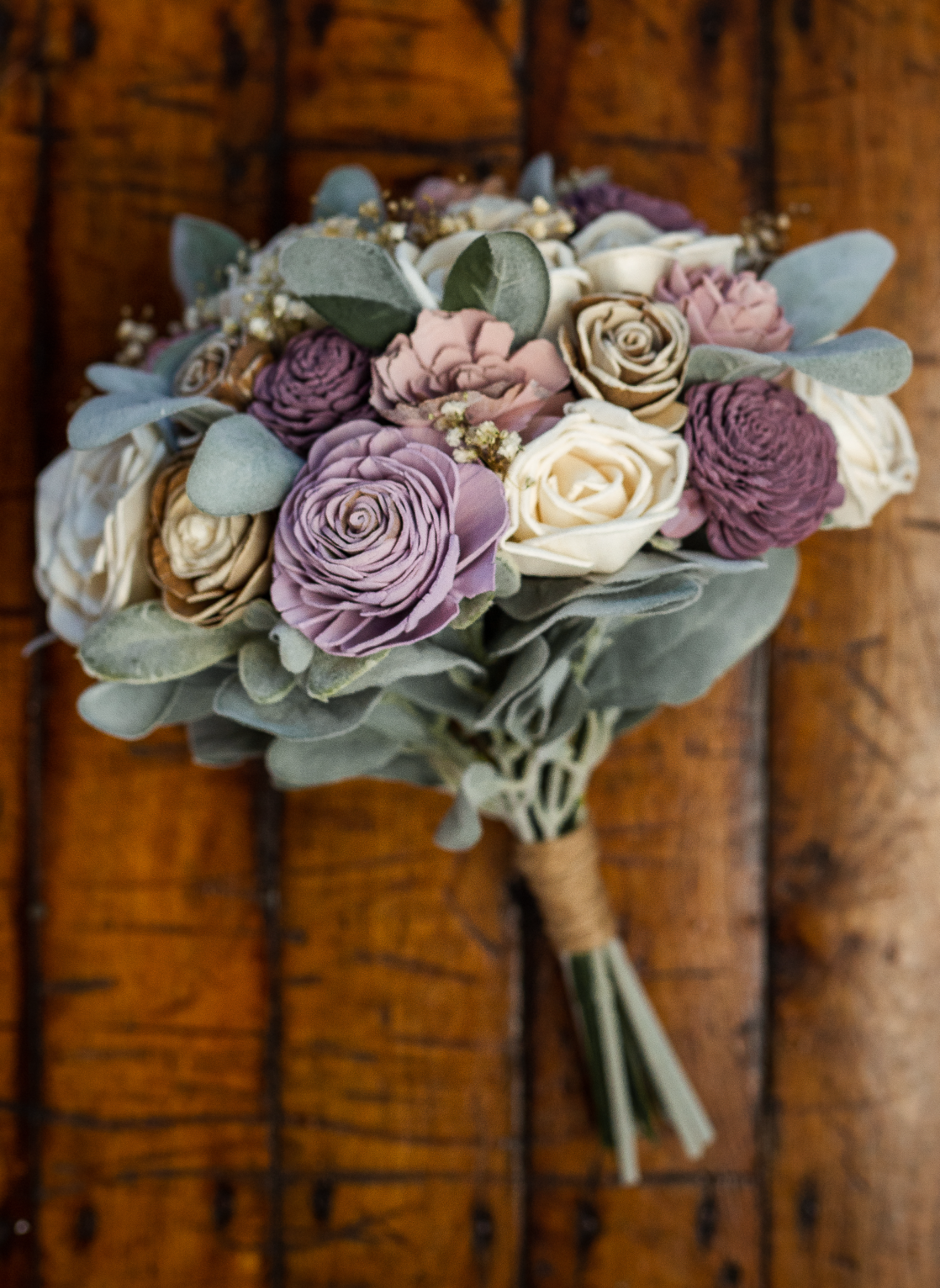 Classic Wood Flower Bouquet