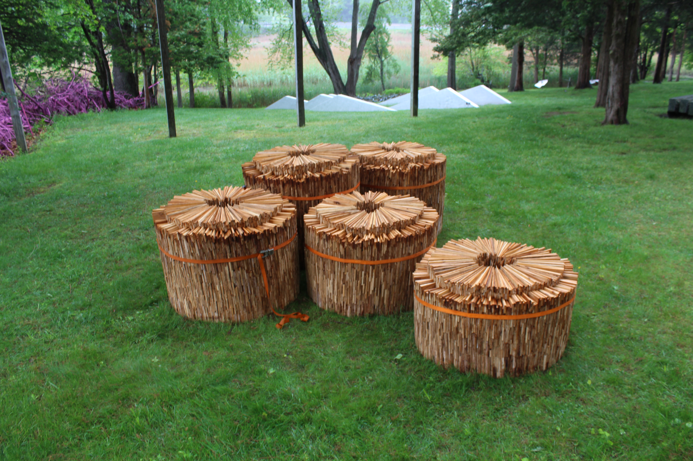 Cedar Shingle and Shim Stack