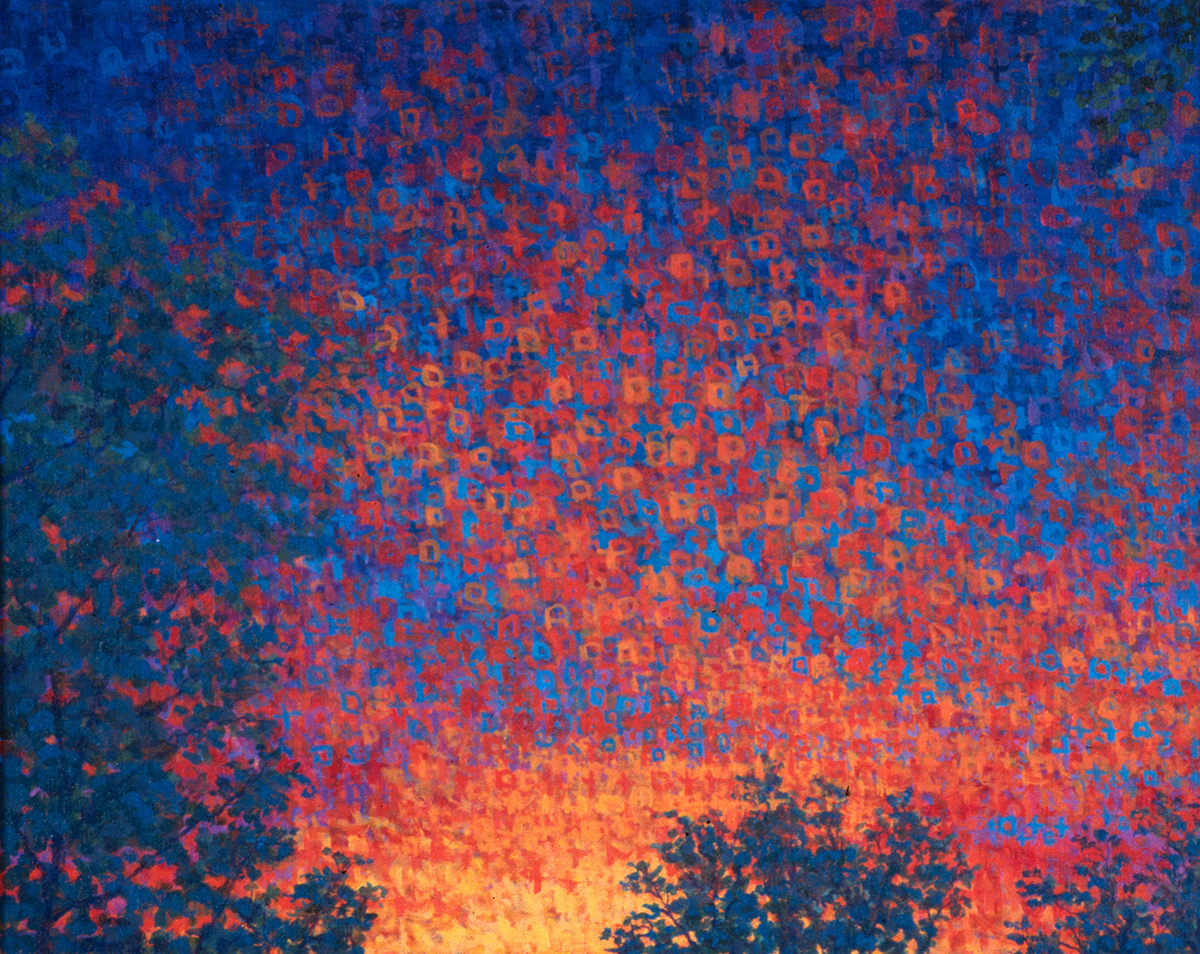 Trees, Sunset And Particle Diversion 1