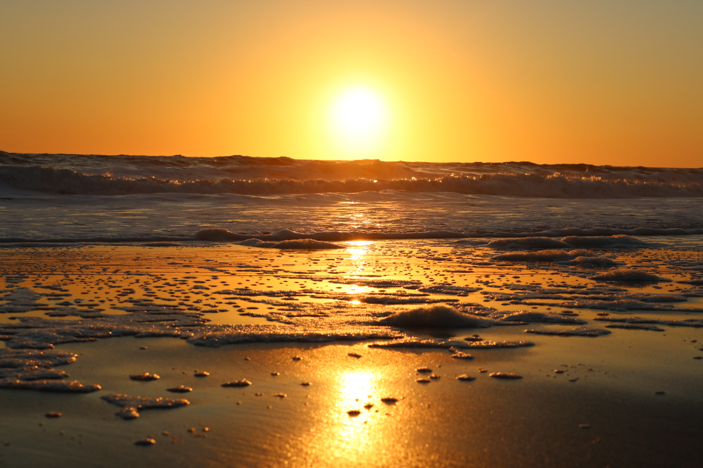 Sunset Waves