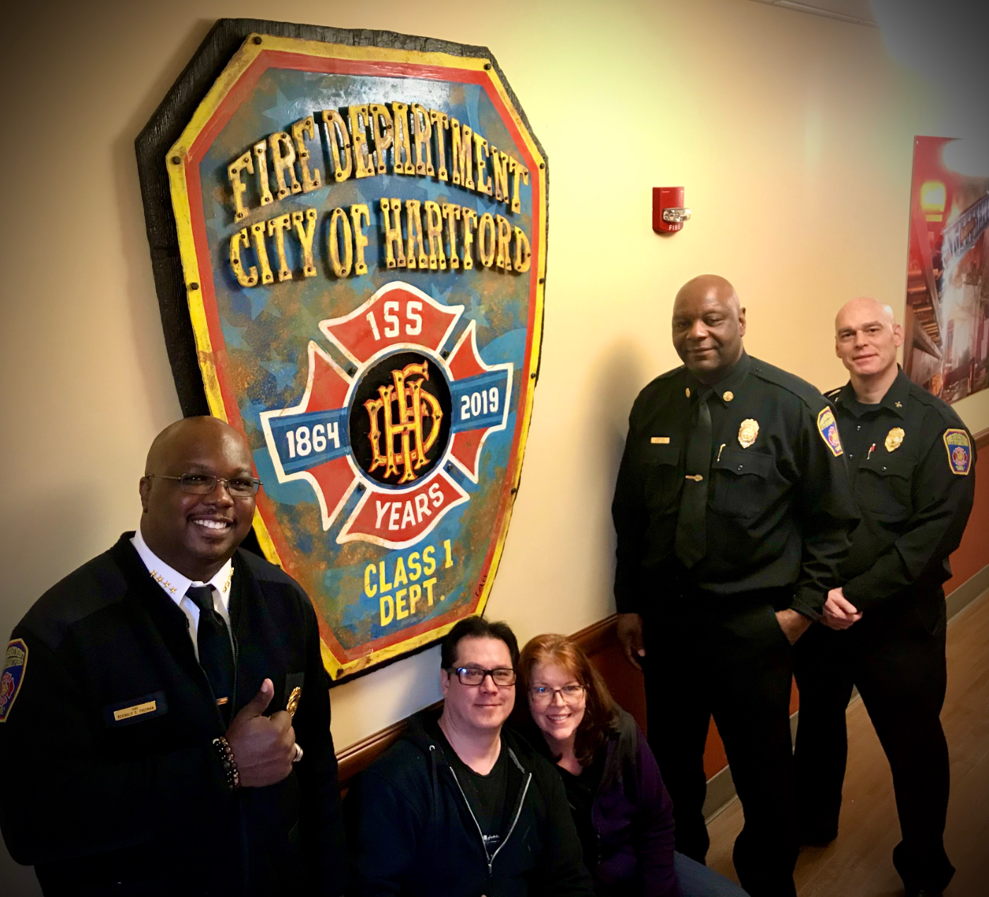 Hartford Fire Dept Badge