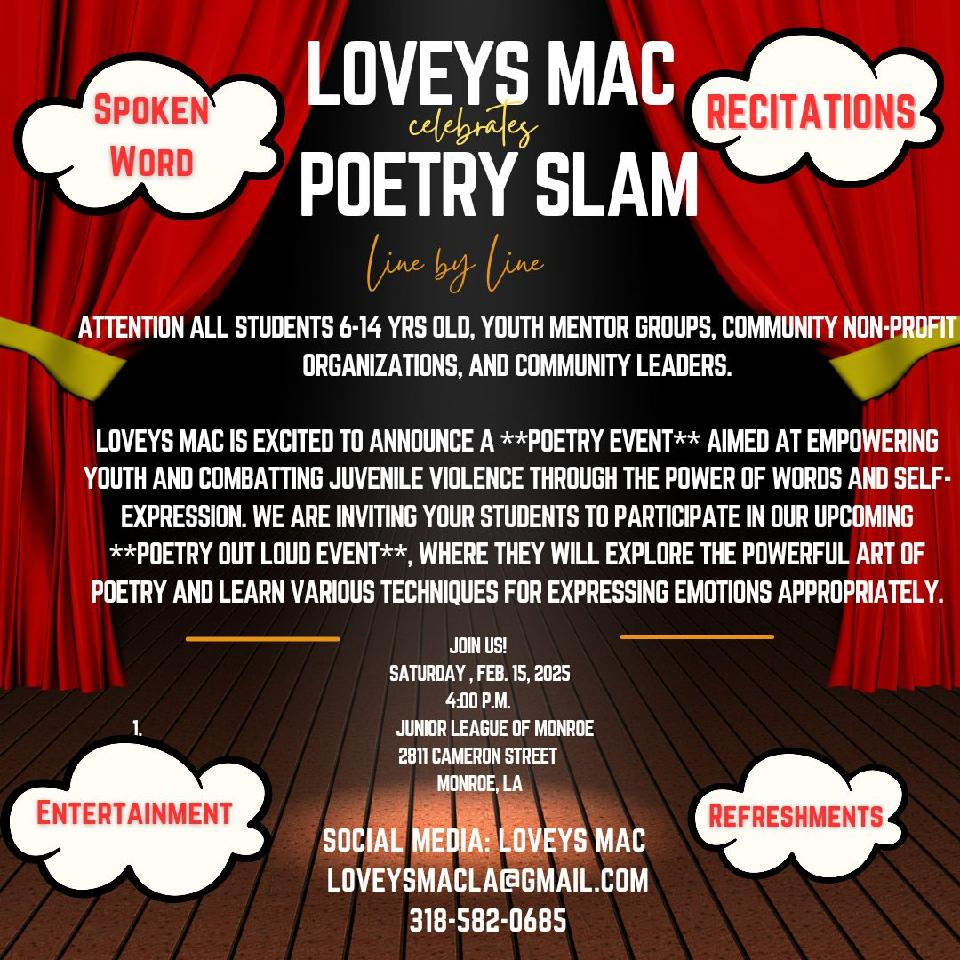 Children Poetry Slam Mentorship