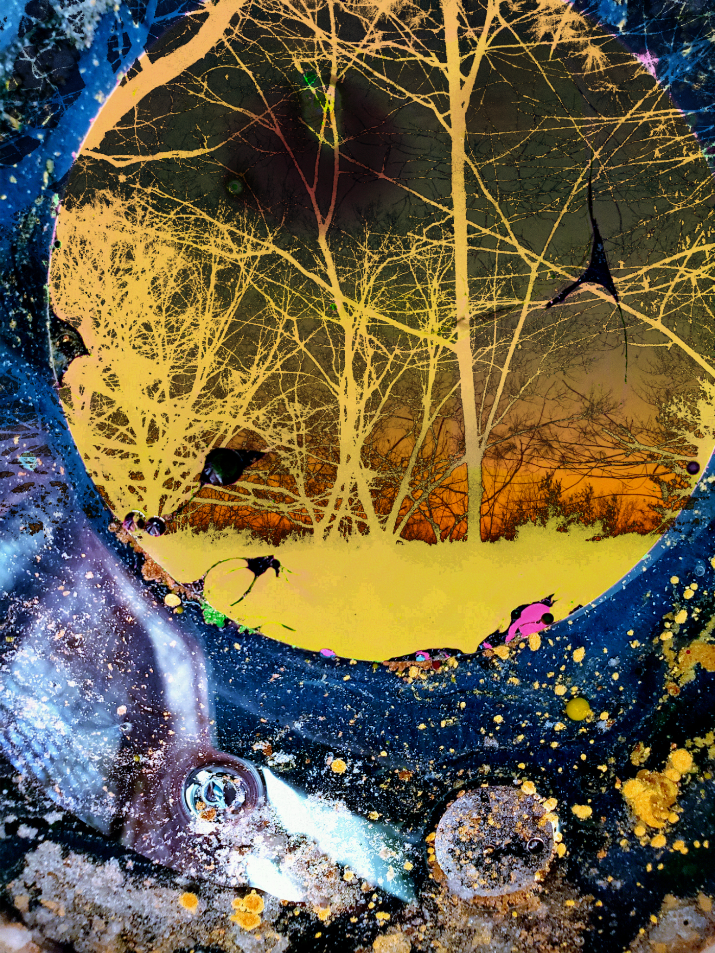 Moon Tree [Indian Yellow]