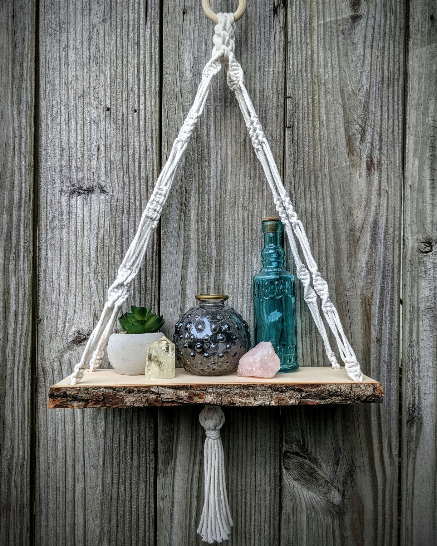 Macrame Hanging Shelf