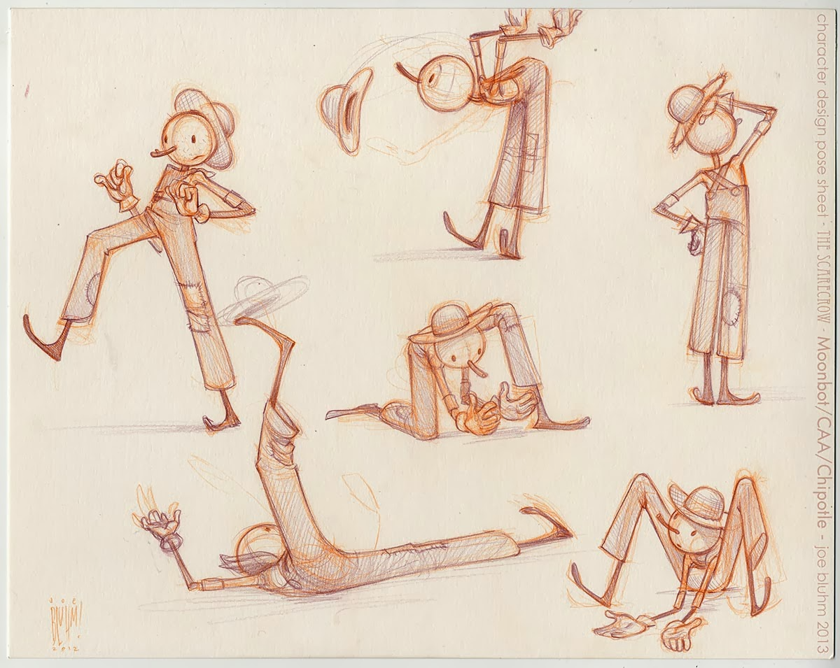 Character Design: Chipotle 'Scarecrow'