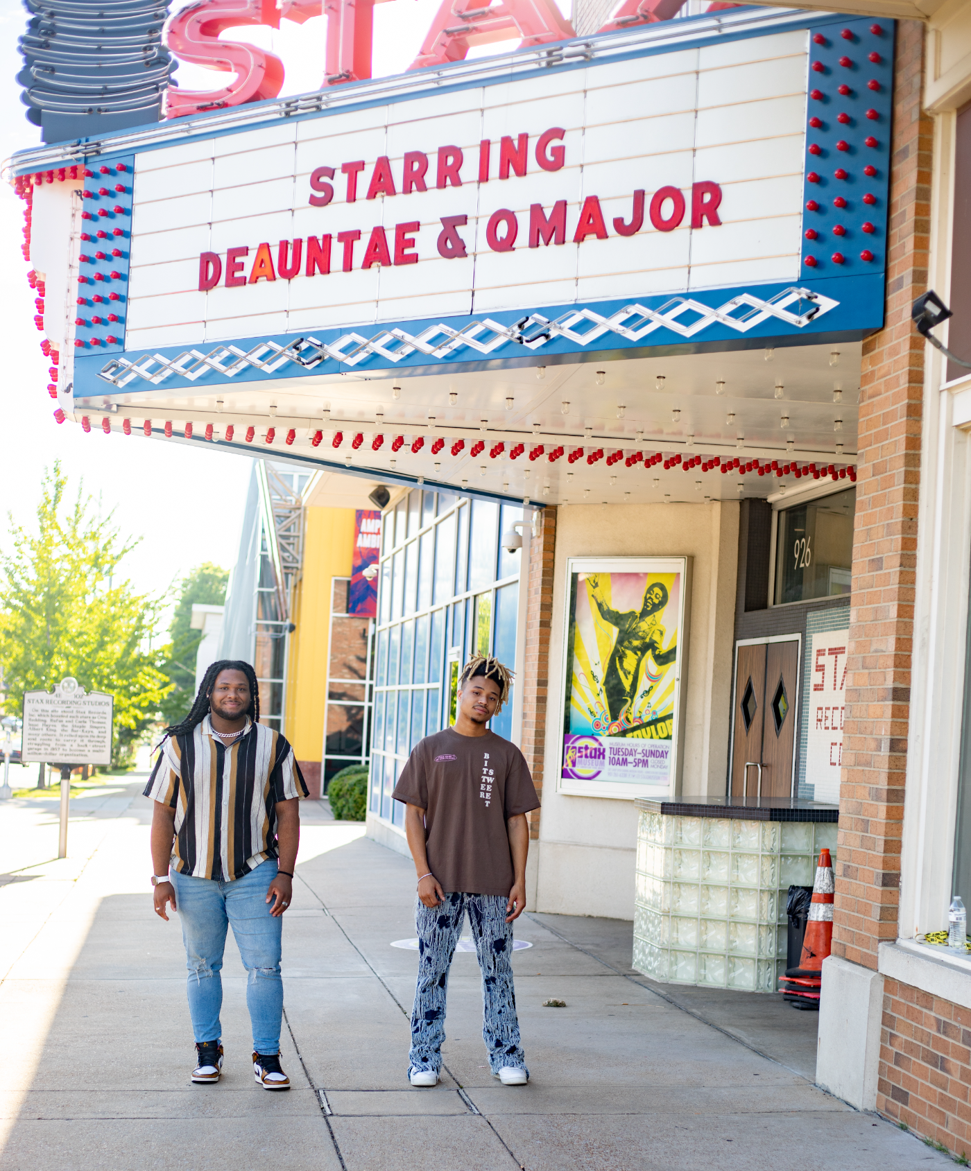 Deauntaé + QMajor The Violinist perform at STAX Records - Memphis