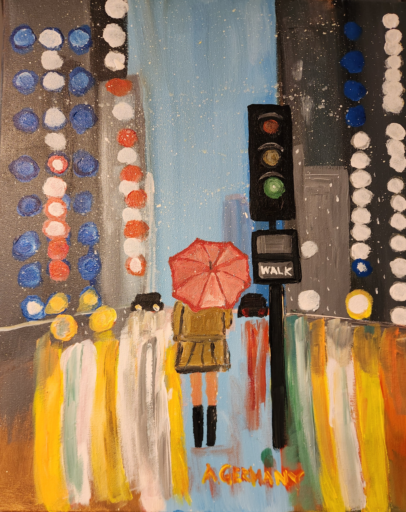 Girl in Rain