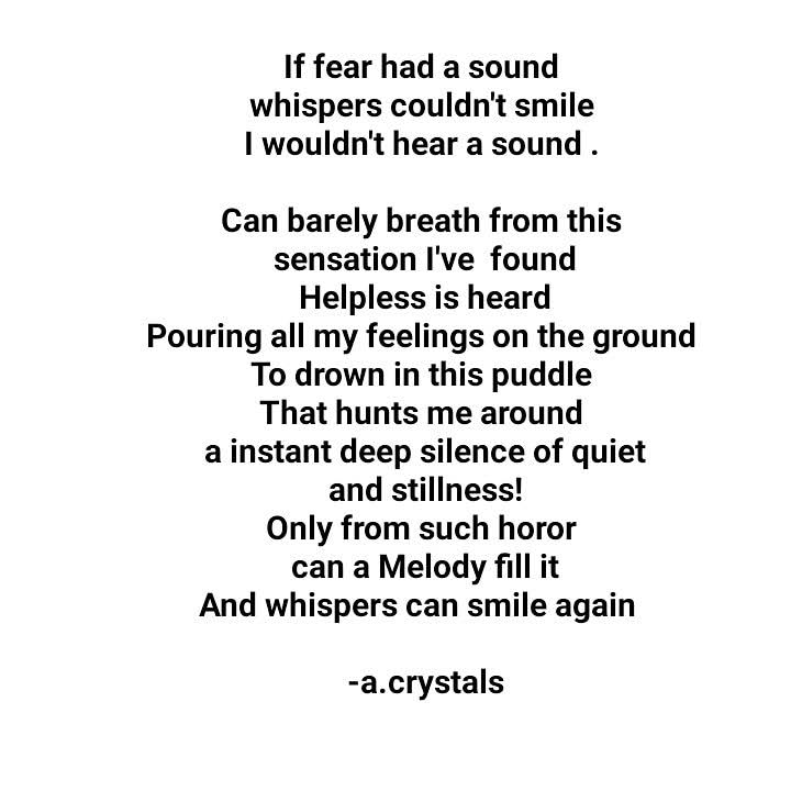 if fear had a sound