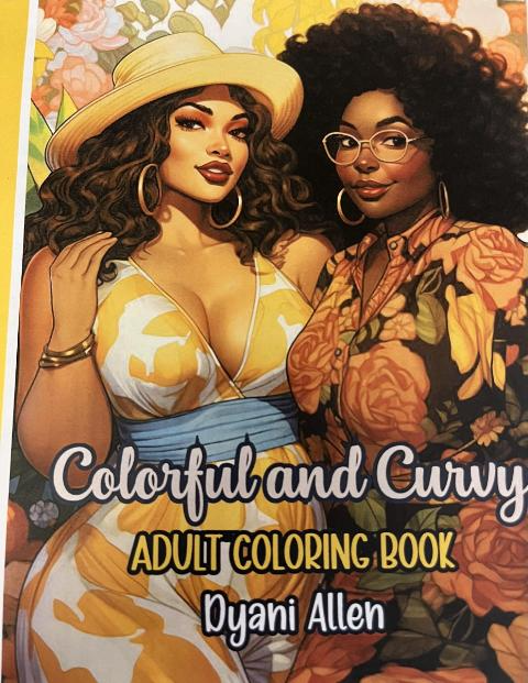 Colorful And Curvy Adult Coloring Book