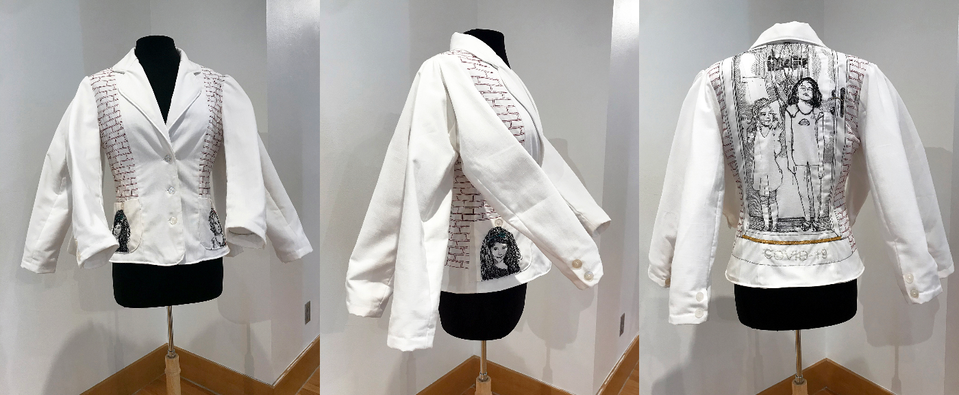 Covid 19 Work Blazer  Holtz2020 ThreeViews