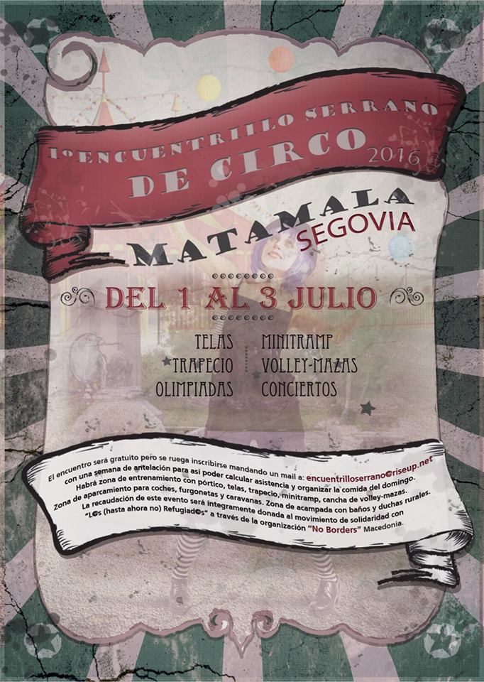 1º ENCUENTRILLO SERRANO DE CIRCO