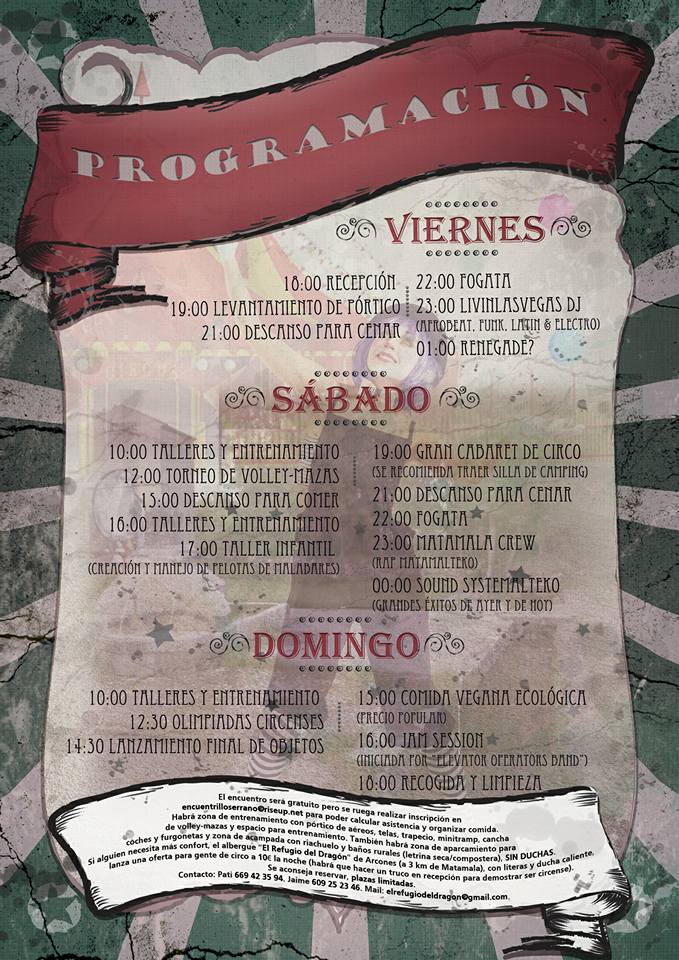 1º ENCUENTRILLO SERRANO DE CIRCO