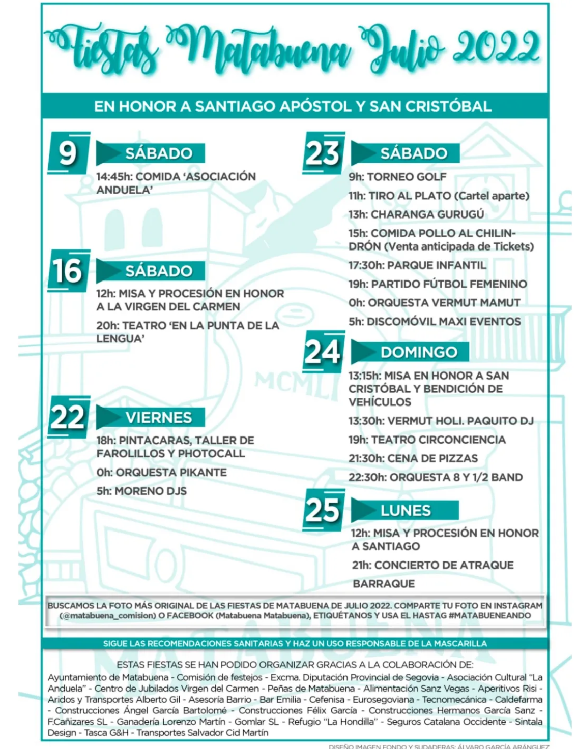 FIESTAS EN HONOR A SANTIAGO APÓSTOL Y SAN CRISTÓBAL