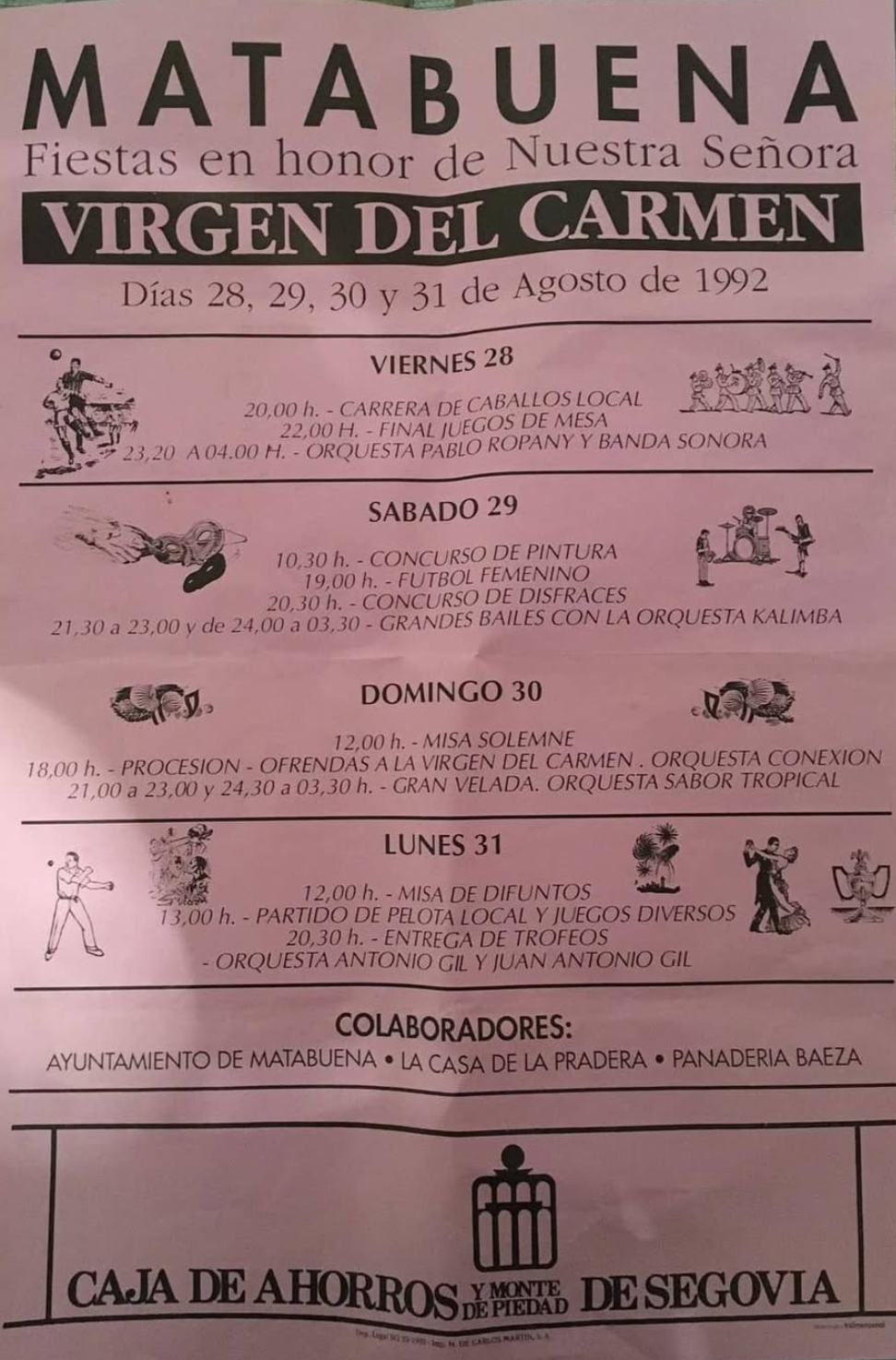 FIESTAS EN HONOR A LA VIRGEN DEL CARMEN
