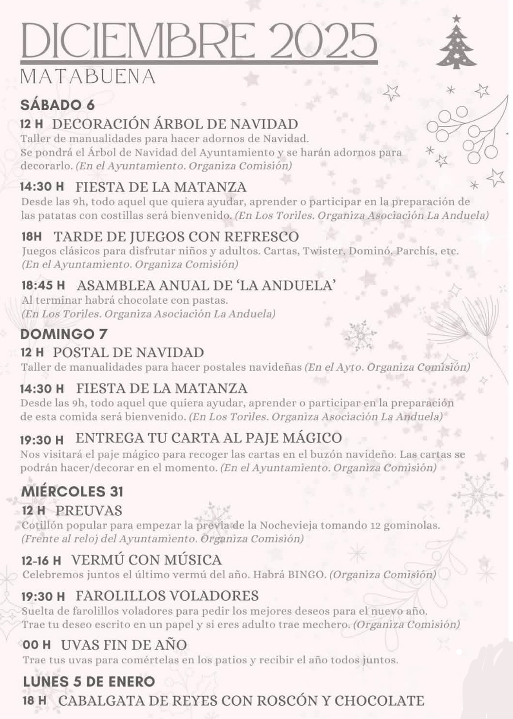 FIESTAS DE NAVIDAD