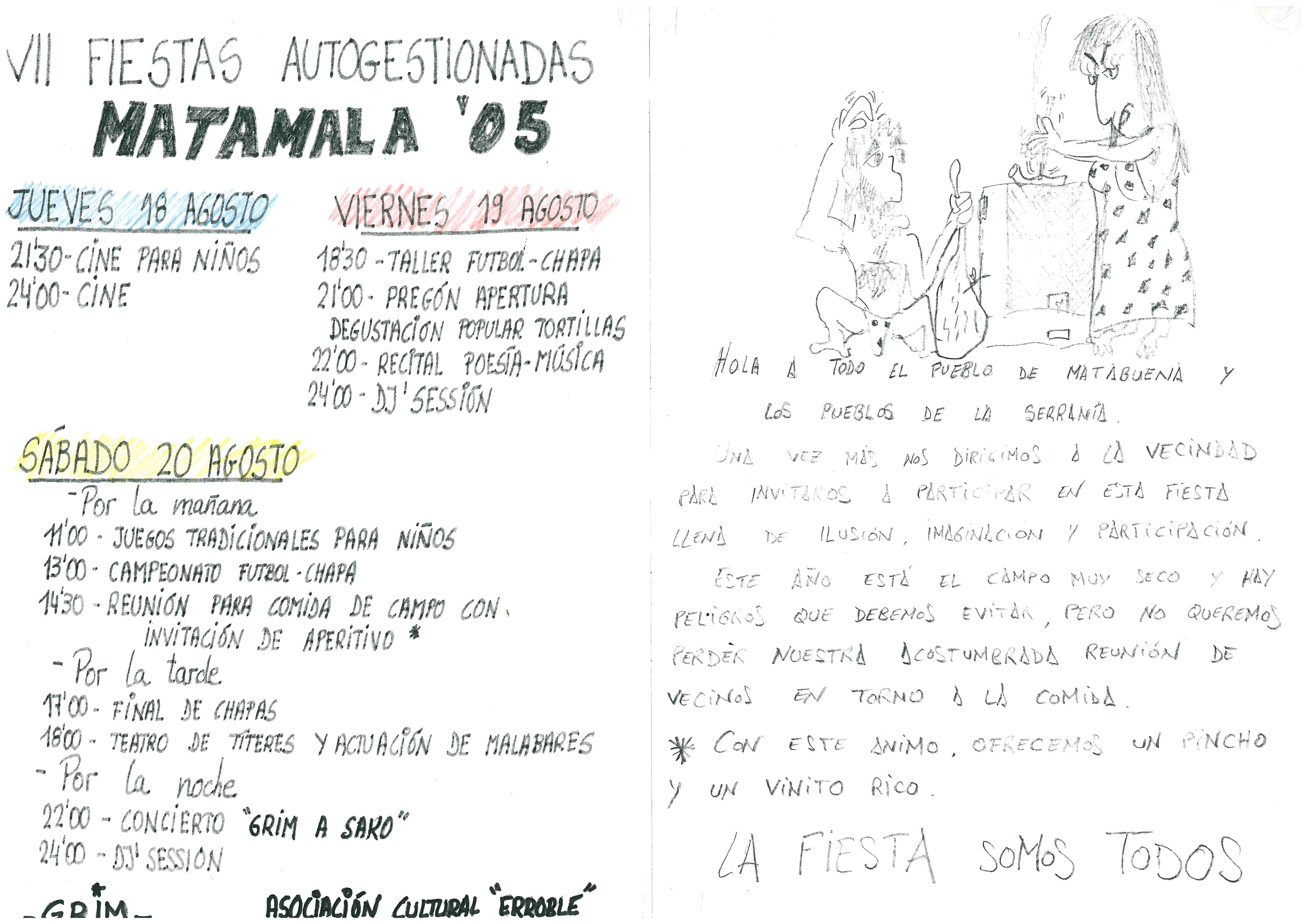FIESTAS MATAMALA