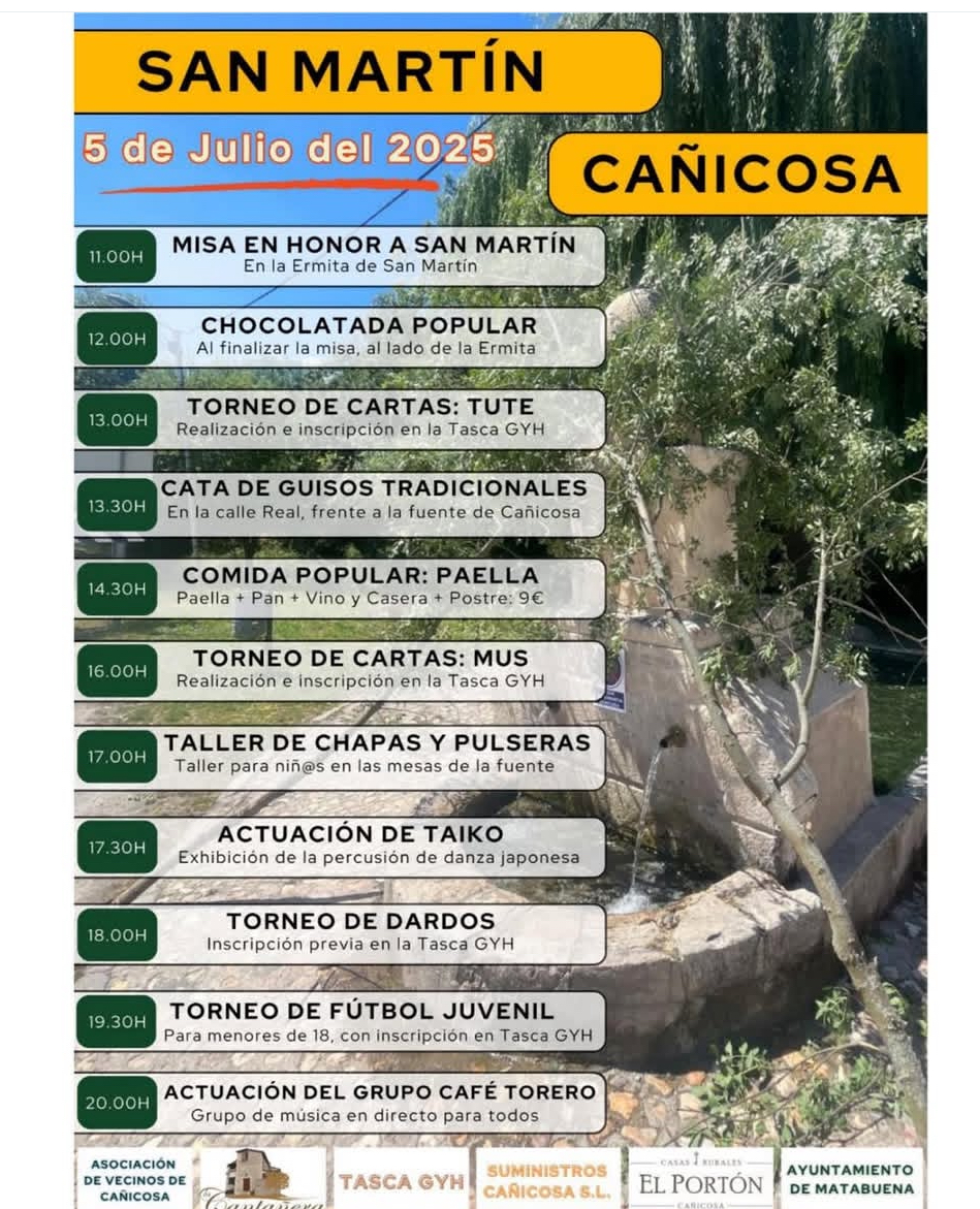 FIESTA DE SAN MARTÍN EN CAÑICOSA