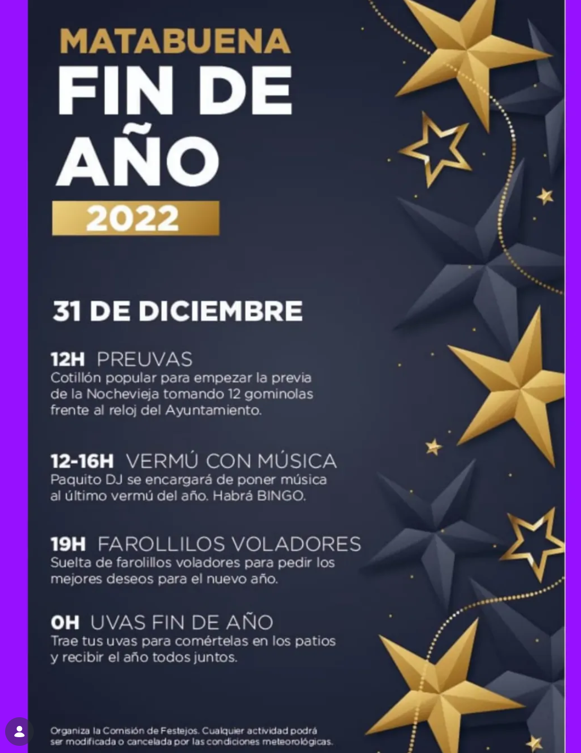 FIESTAS FIN DE AÑO