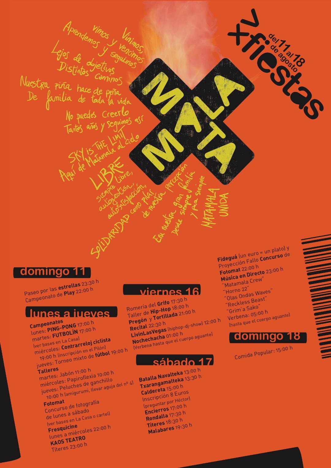 FIESTAS DE MATAMALA