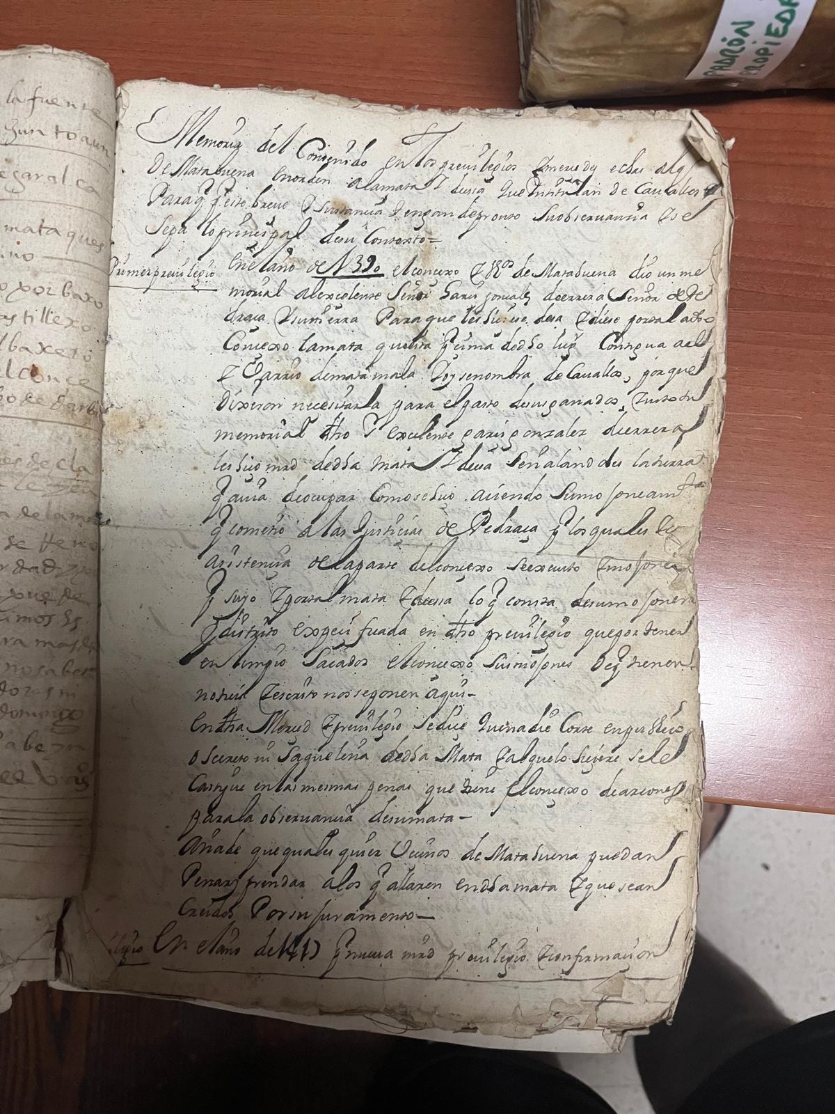 Segundo privilegio concedido a Matabuena por el señorío de Pedraza