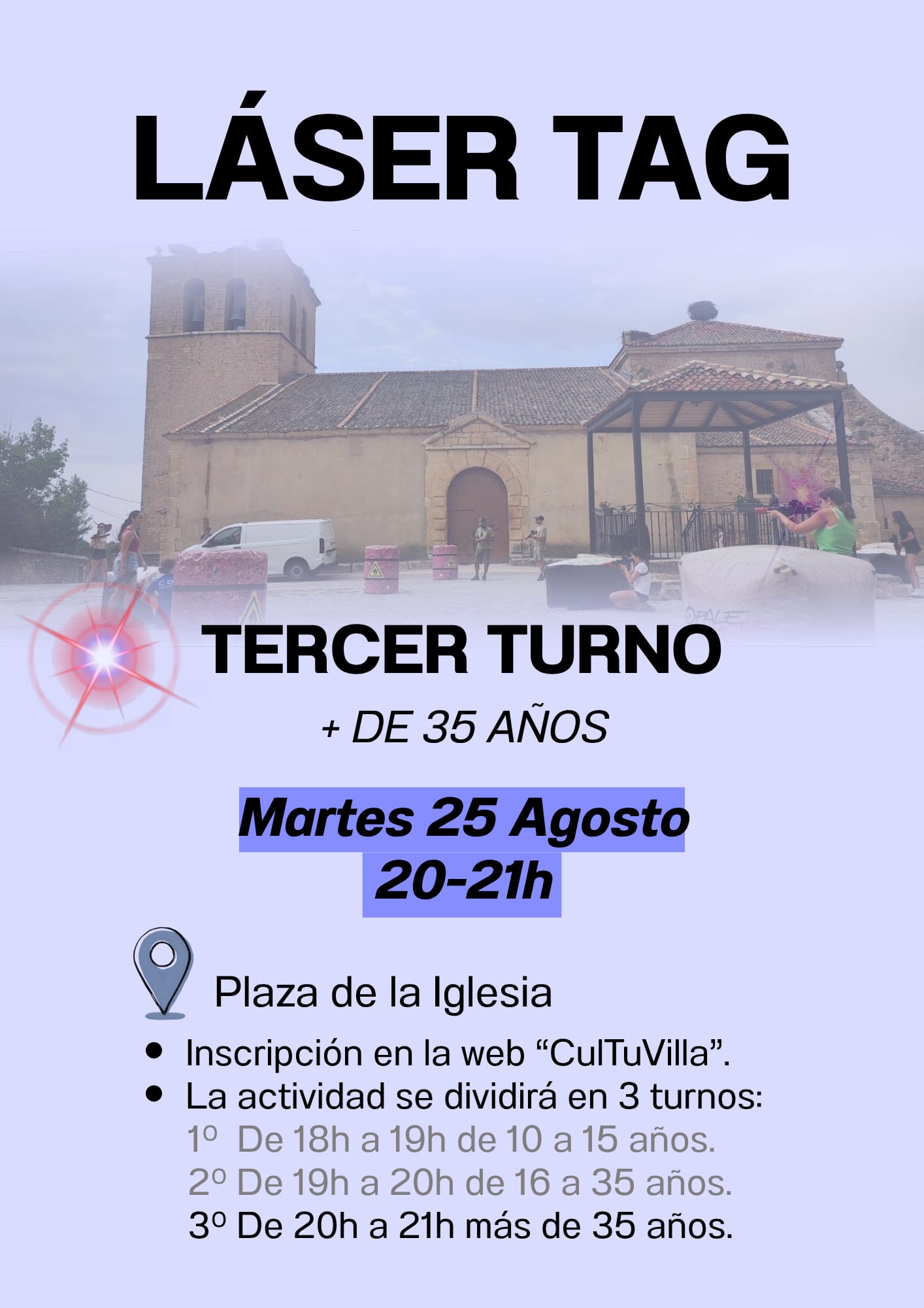 Láser Tag TERCER TURNO
