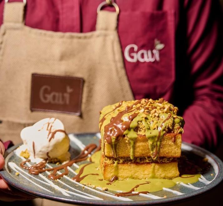 Kunafa Pistachio French Toast