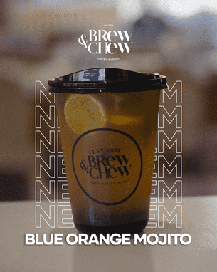 Blue Orange Mojito