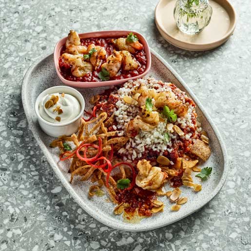 Shrimp Fatteh