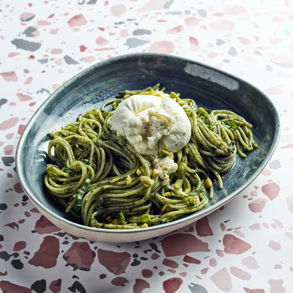 Burrata Pesto Pasta