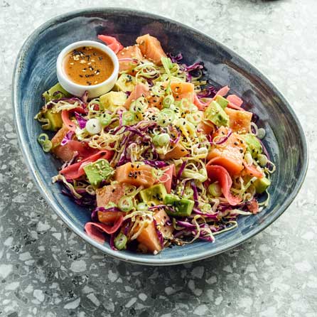 Salamon Tataki Salad