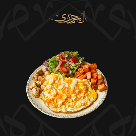 Egg with mix cheese