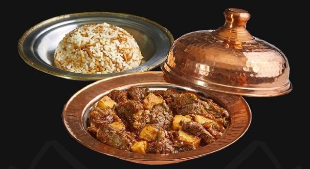 Kabab Halla with Meat Tajin