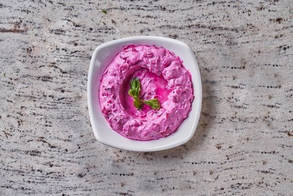 Labneh with Beetroot