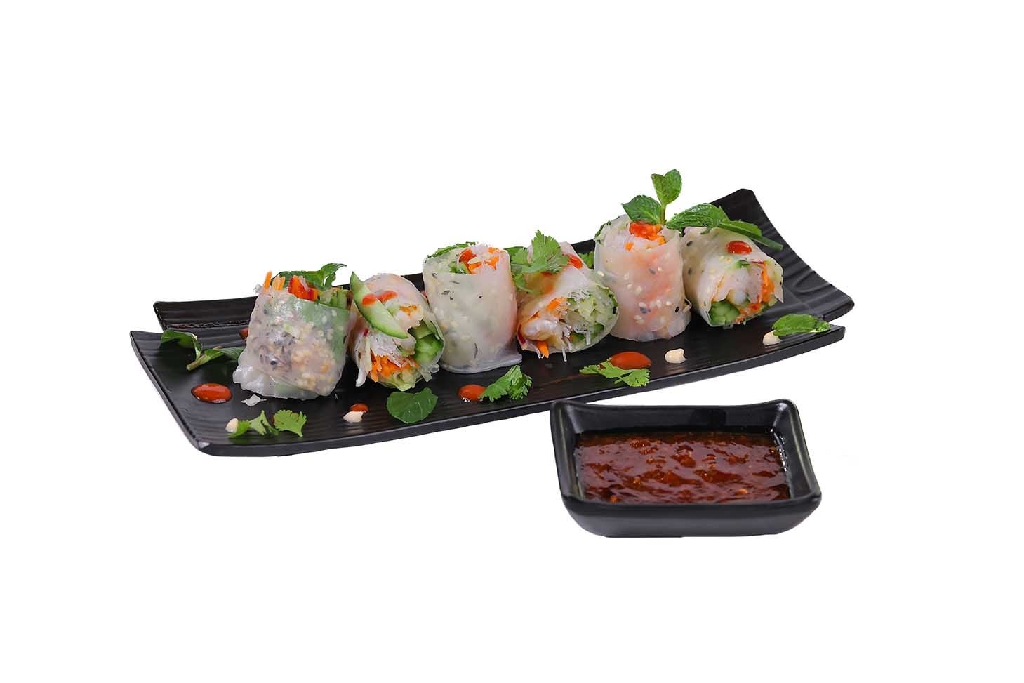 SALMON VIETNAMESE SPRING ROLL