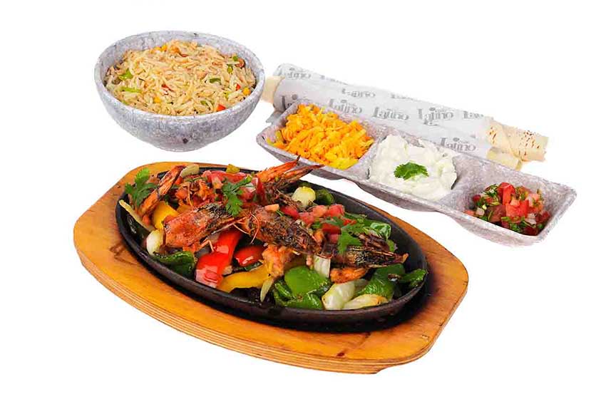 The Chef Passion Shrimp Fajitas