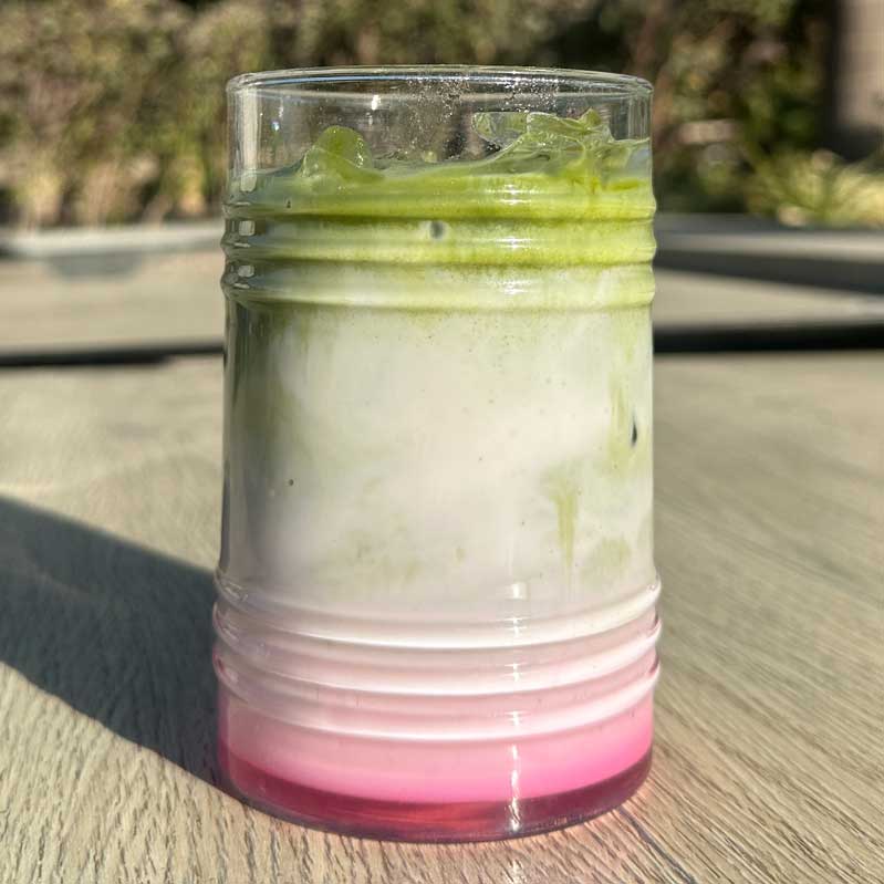 Iced Cotton Candy Matcha