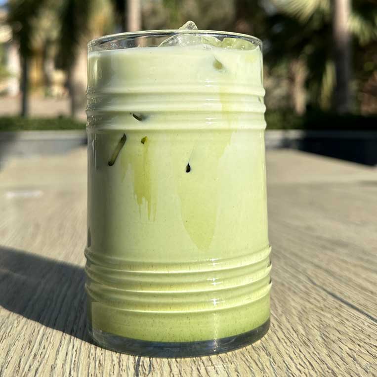 Iced Matcha Spanish Latte