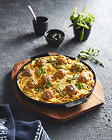 Baked Spaghetti & Meatballs