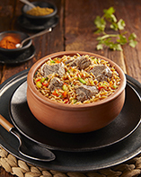 Tajine Orzo with Meat