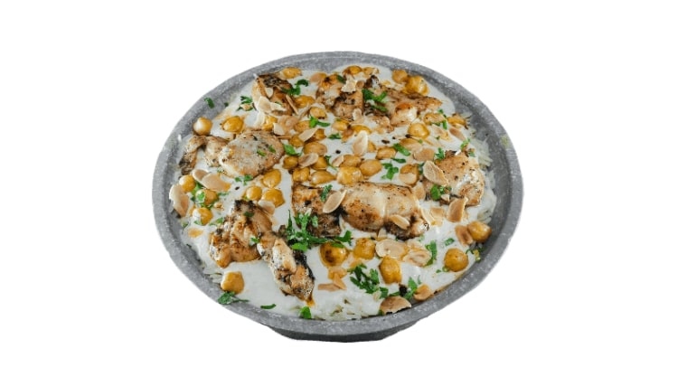 Chicken Fattah with Chickpeas