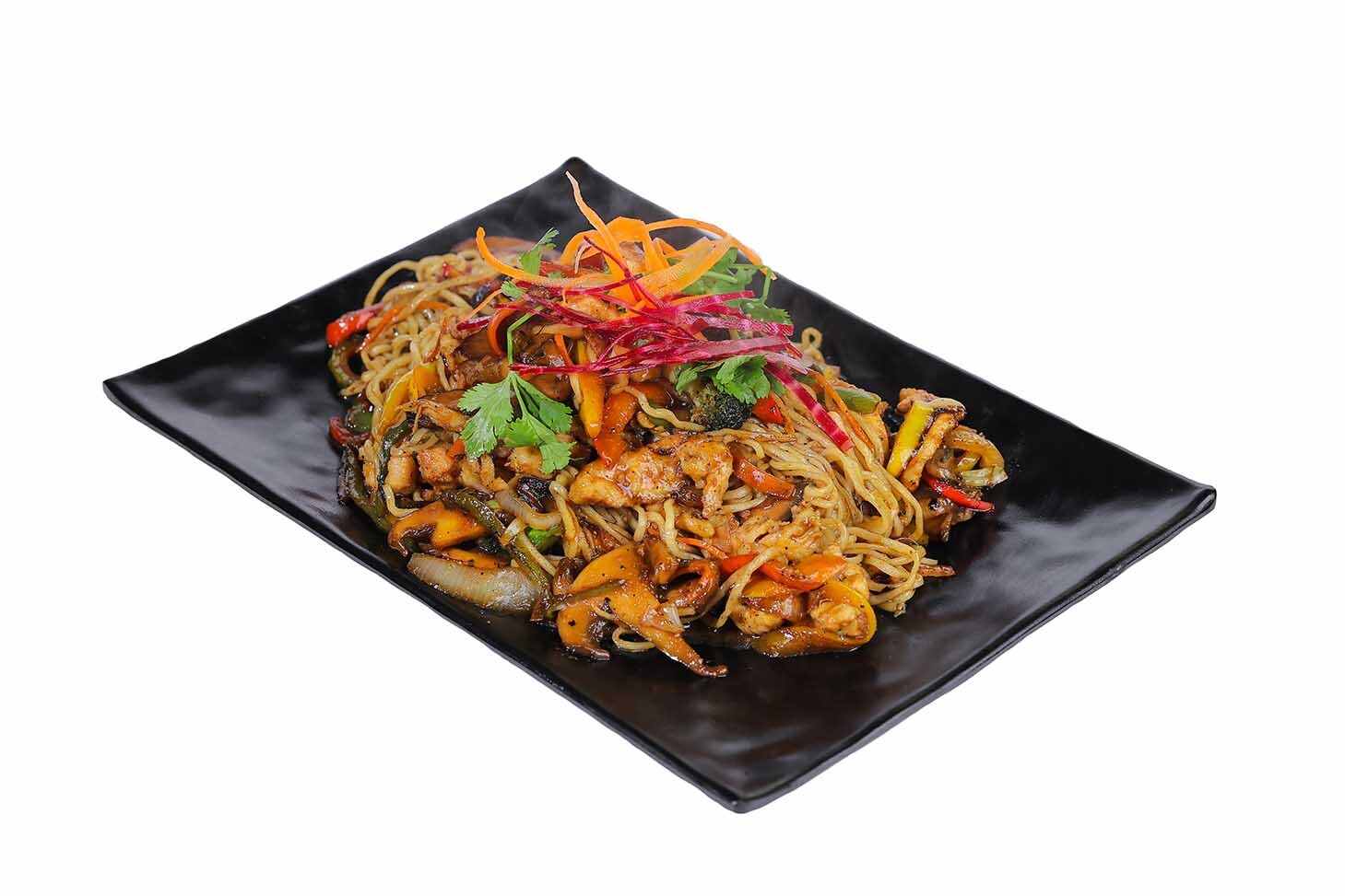 Fried Noodles with Chicken