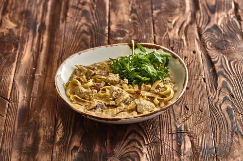 Creamy Truffle Fettuccini