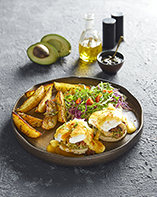 Benedict Smoked Turkey Eggs Plate