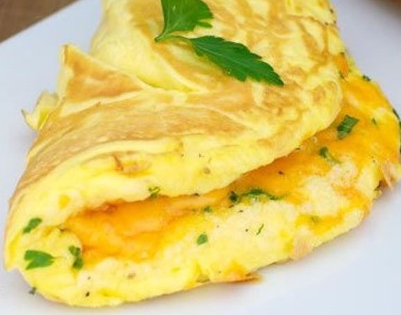 Eggs with Cheddar Cheese