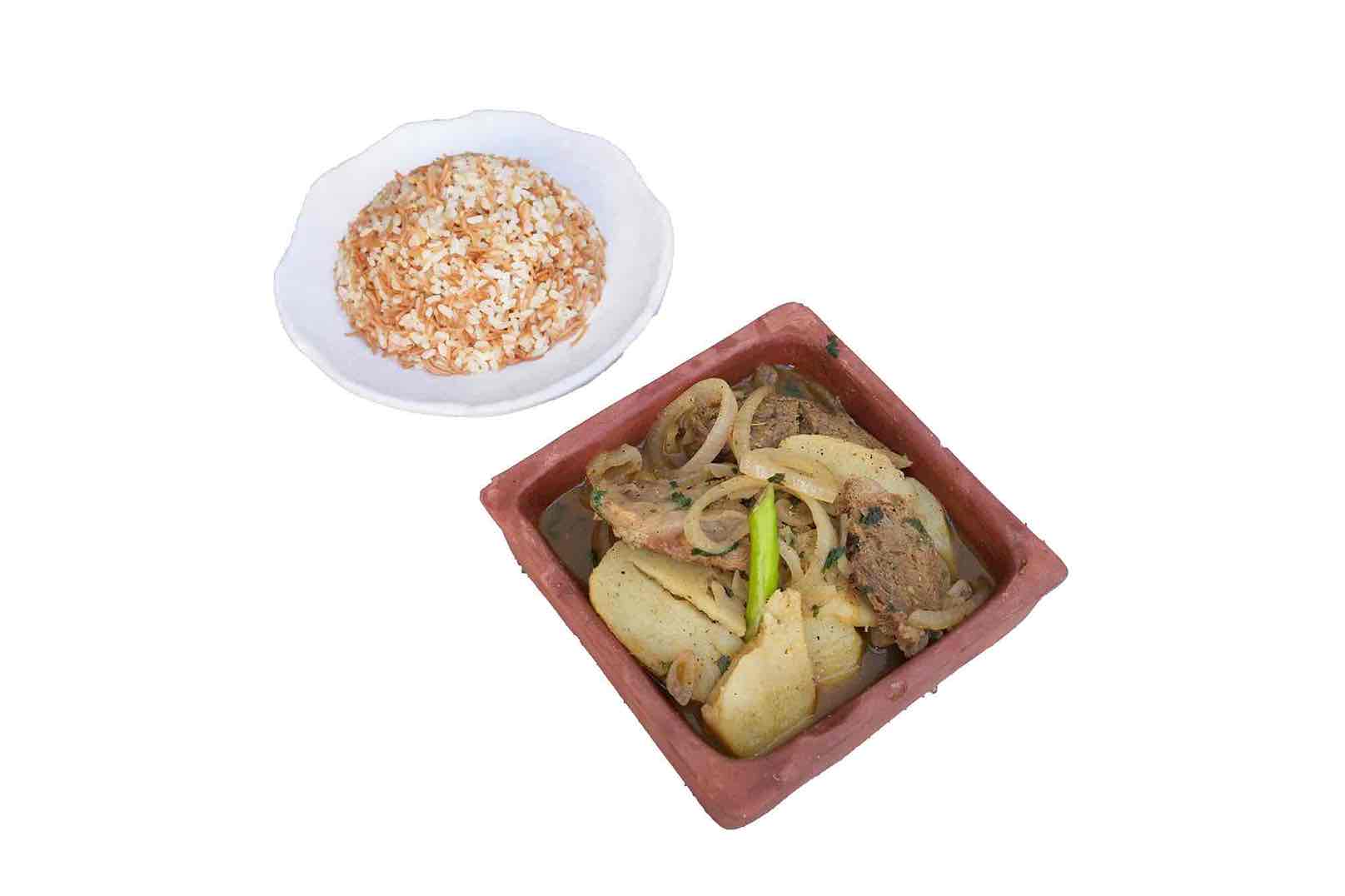 Lamb with Potatoes Tagine
