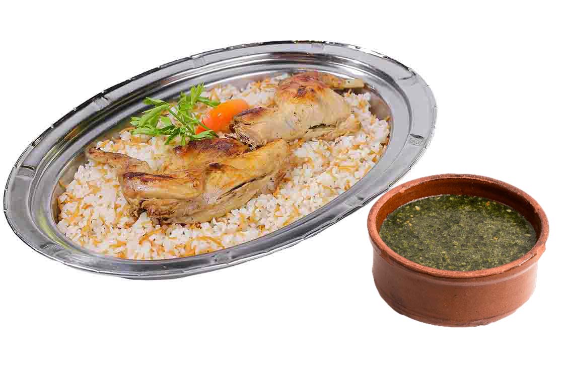 Molokheya with Half Rabbit