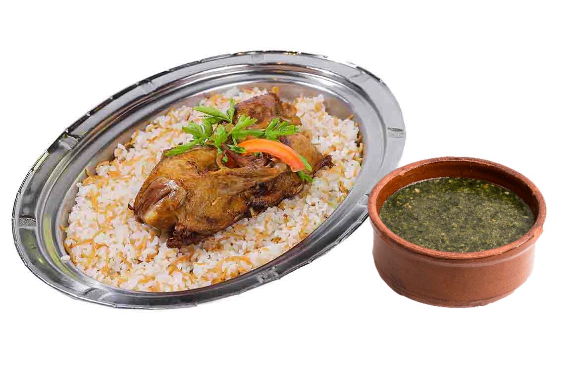 Molokheya with Half Duck