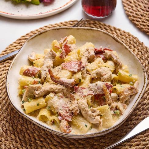 Chicken Pepperoni Rigatoni
