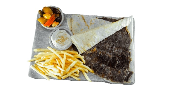 Meat Shawerma Plate