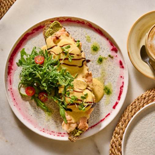 Preserved Salmon & Avocado Tartine